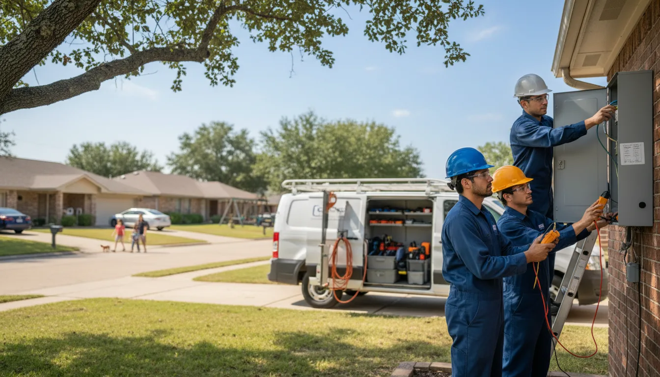 Certified electrician providing emergency electrical services in Hackberry, LA
